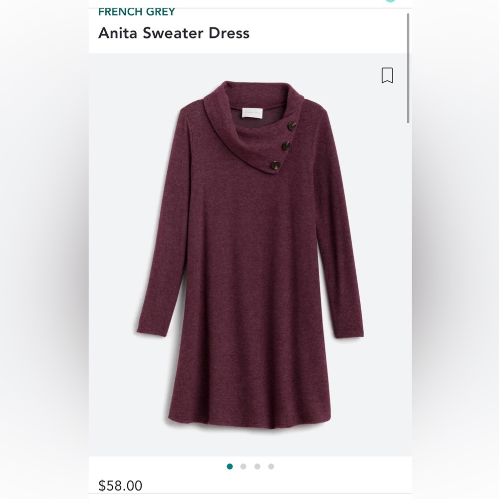 Stitch Fix French Grey Anita Sweater Dress